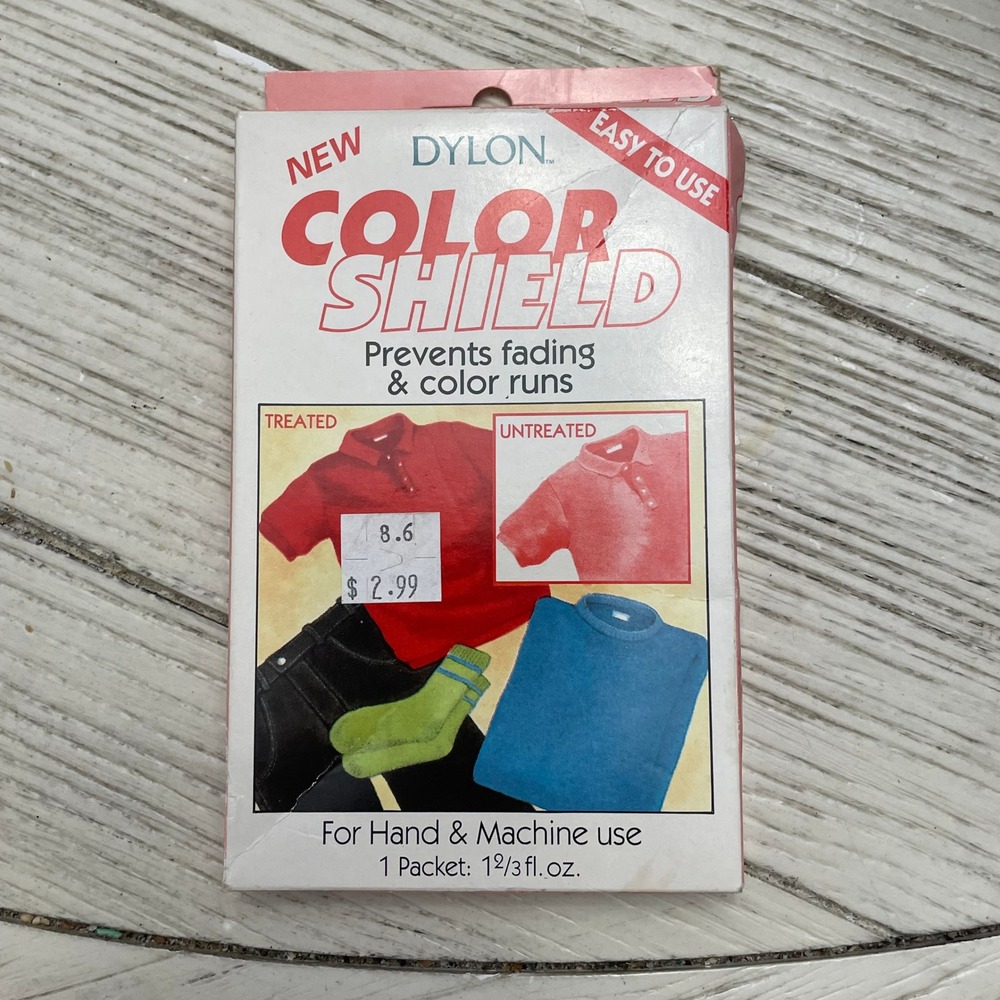 Dylon Color Shield Fabric Treatment Prevents Fading and Color Runs 1.66 fl oz